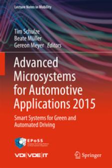 Cover Advanced Microsystems for Automotive Applications 2015